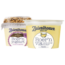 Zuivelhoeve yoghurt Griekse stijl, boer'n yoghurt of boer'n vla